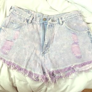 Wrangler Tie Dye Stain Shorts